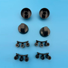 Herdplatten-Einstellkn&ouml;pfe, 16 St&uuml;ck (42 mm + 6S + 8S + 6/8H), schwarz