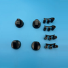 Herdplatten-Einstellkn&ouml;pfe, 16 St&uuml;ck (42 mm + 6S + 8S + 6/8H), schwarz