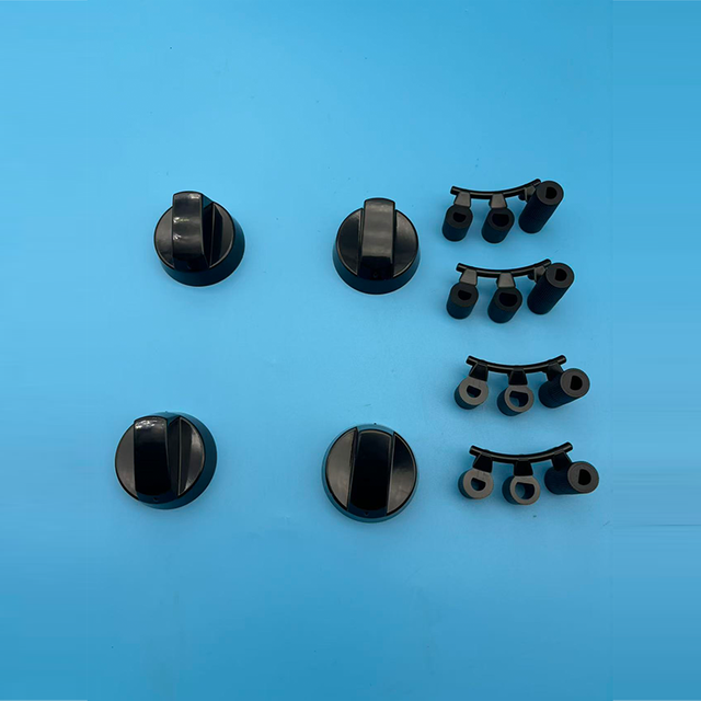 Herdplatten-Einstellkn&ouml;pfe, 16 St&uuml;ck (42 mm + 6S + 8S + 6/8H), schwarz