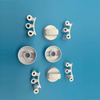 EINSTELLKNOPF F&Uuml;R HERDTOPF, 16 ST&Uuml;CK (42 MM+6S+8S+6/8H+6/6H), WEISS
