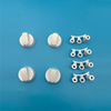 EINSTELLKNOPF F&Uuml;R HERDTOPF, 16 ST&Uuml;CK (42 MM+6S+8S+6/8H+6/6H), WEISS